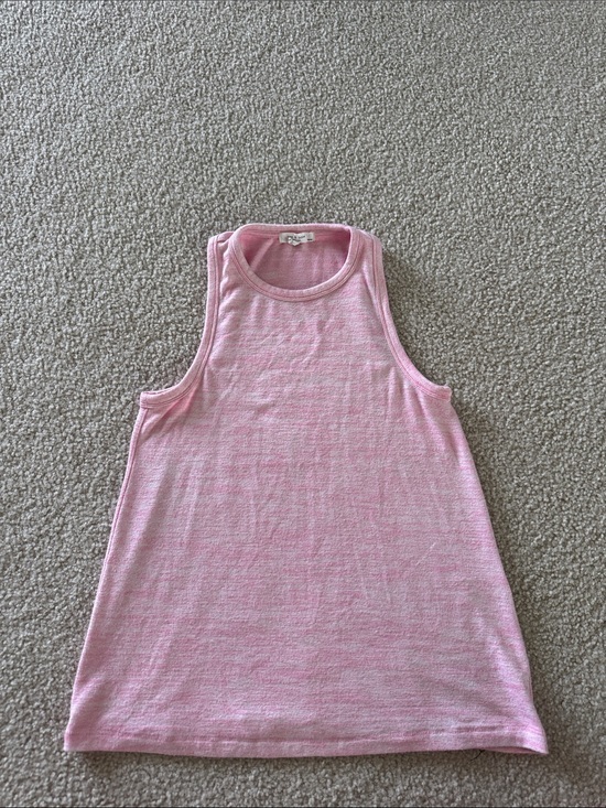 rag & bone Tops - rag & bone Pink Ribbed Sleeveless Tank